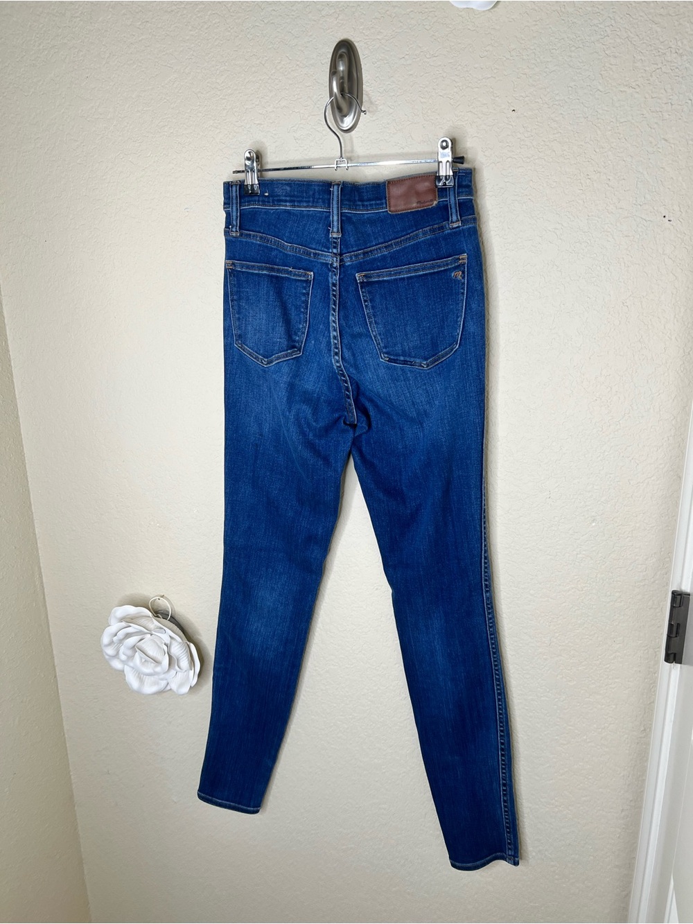 NTM: Madewell 10” High-Rise Skinny Jeans Danny Wash TENCEL Size 26 Tall - Picture 13 of 15